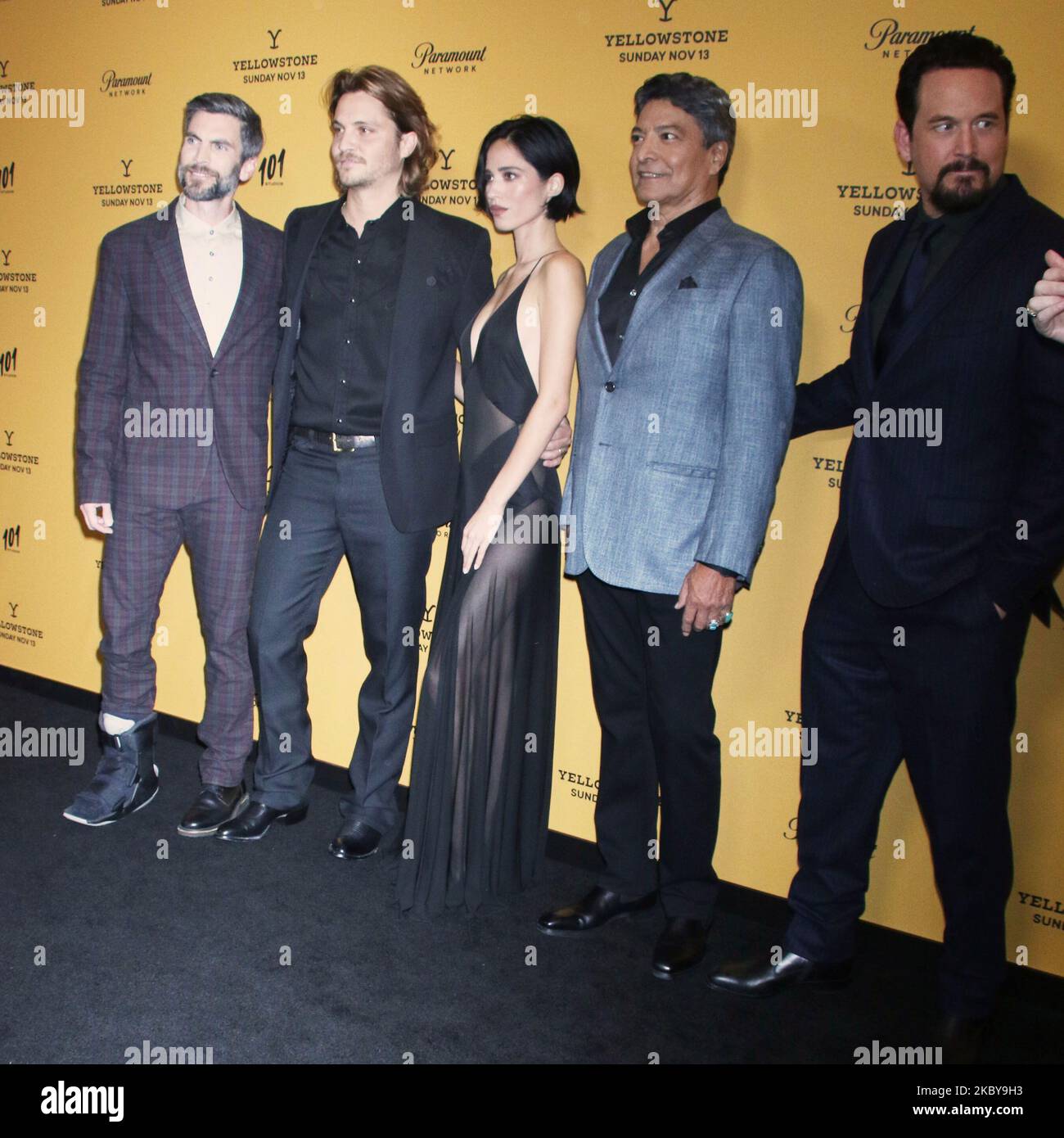`Yellowstone` Season 5 Premiere In New York PICTURED Luke Grimes, Kelsey Asbille, Wes Bentley